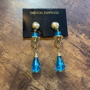 Vintage Deadstock Lucite Clip Earrings